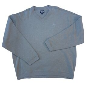 Tommy Bahama USC Trojans V-Neck Sweater Mens XL Grey 100% Cotton Pullover NCAA